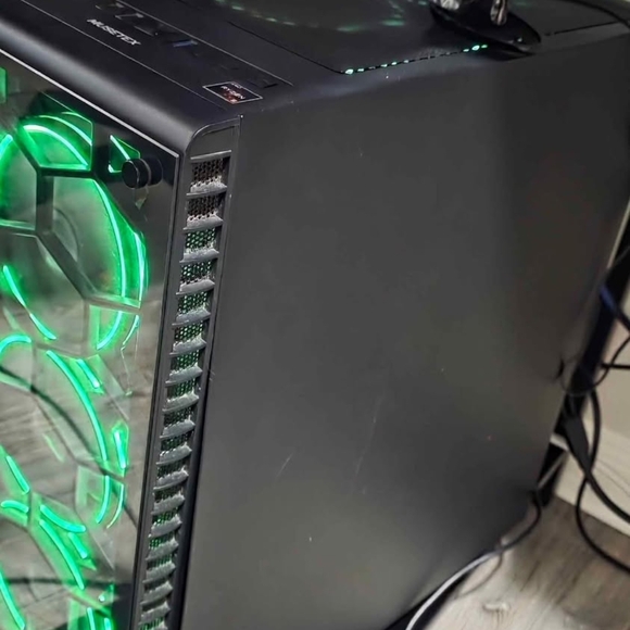 Gaming PC with LED Fans